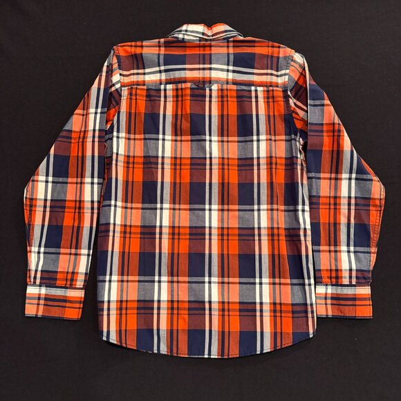 Urban Pipeline Red Blue Checked Button Up Dress Shirt Boys Size Large - Picture 8 of 8